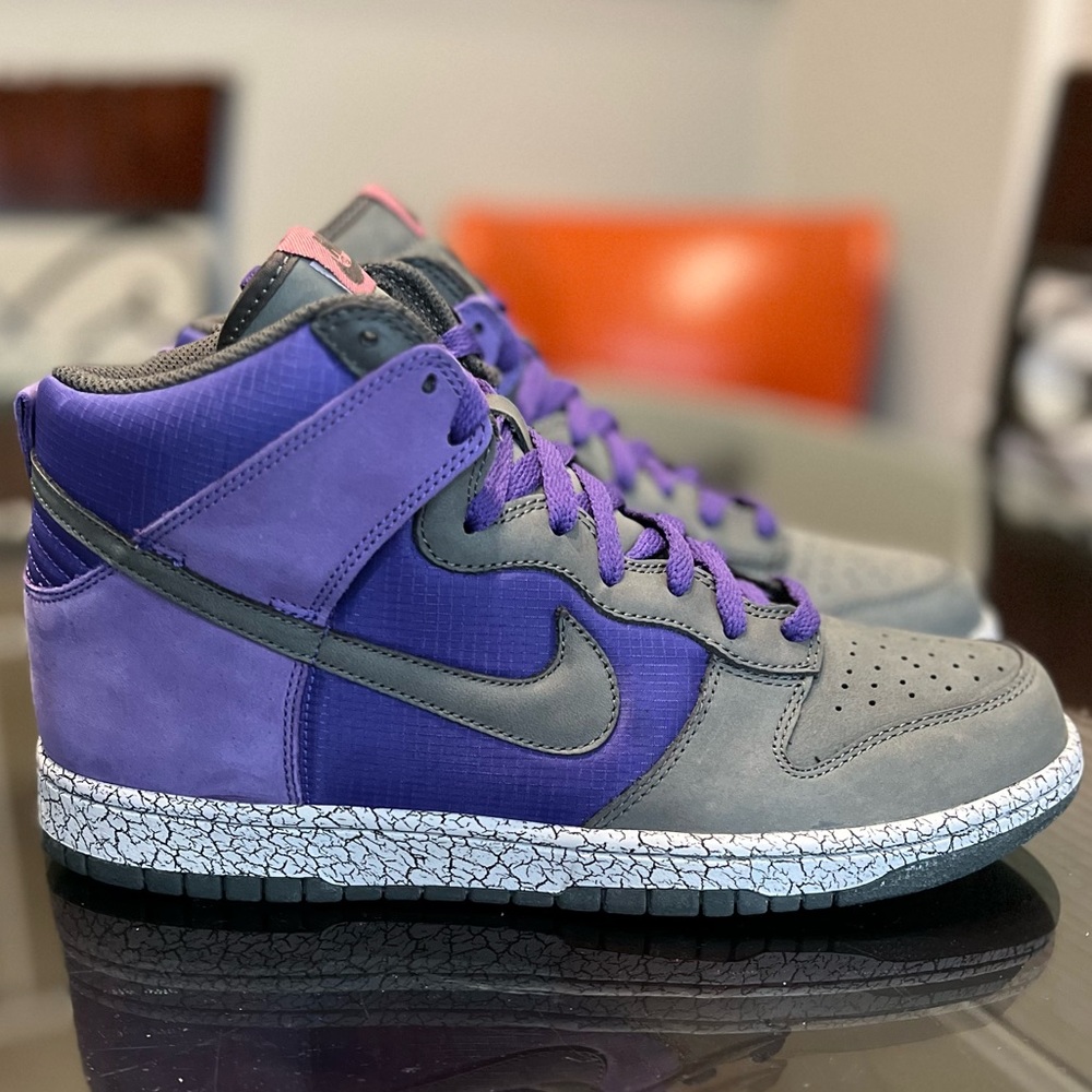 Nike Dunk Hi “Earthquake” Varsity Purple